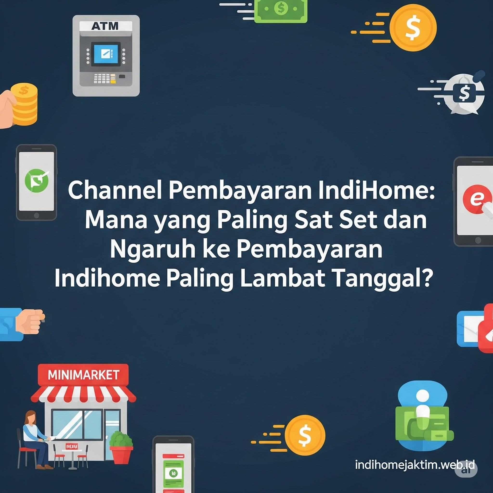 Channel Pembayaran IndiHome: Mana yang Paling Sat Set dan Ngaruh ke Pembayaran Indihome Paling Lambat Tanggal? Channel Pembayaran IndiHome: Mana yang Paling Sat Set dan Ngaruh ke Pembayaran Indihome Paling Lambat Tanggal?