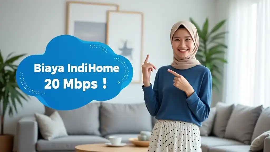 Biaya IndiHome 20 Mbps  | Harga Paket Pasang WiFi IndiHome Terbaru