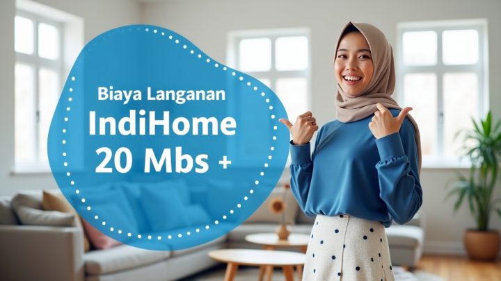 Biaya Langganan IndiHome 20 Mbps  | Harga Paket Pasang WiFi IndiHome Terbaru