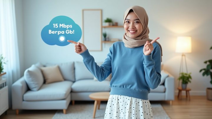 15 Mbps Berapa Gb