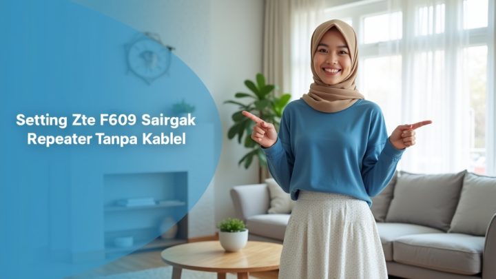 Setting Zte F609 Sebagai Repeater Tanpa Kabel  | IndiHome Jakarta Timur | IndiHome Jaktim