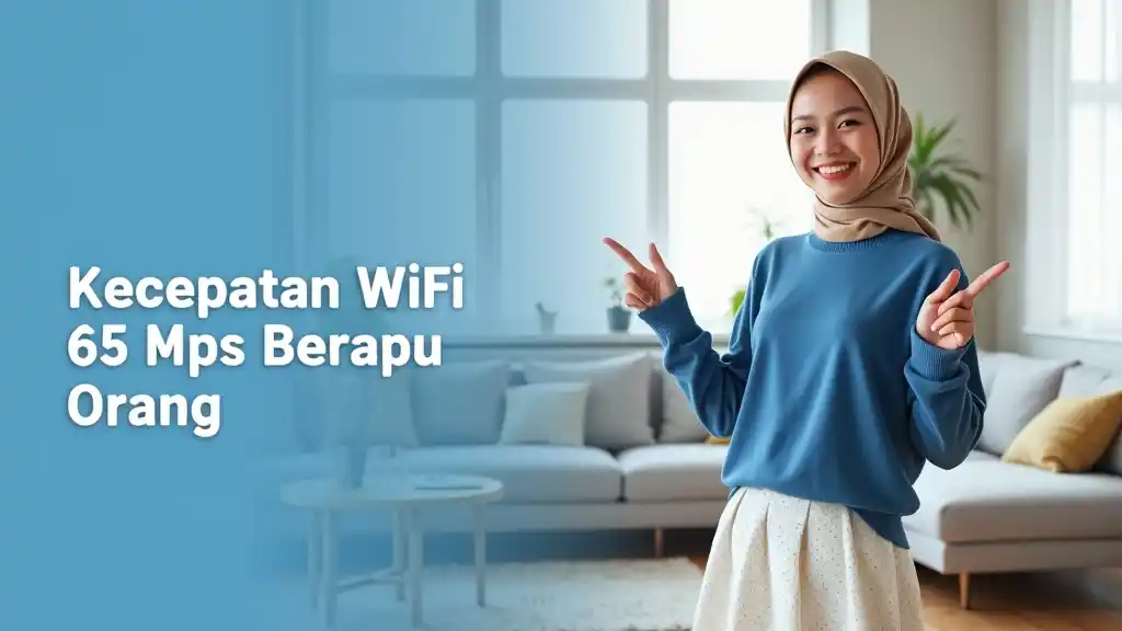 Kecepatan Wifi 65 Mbps Untuk Berapa Orang